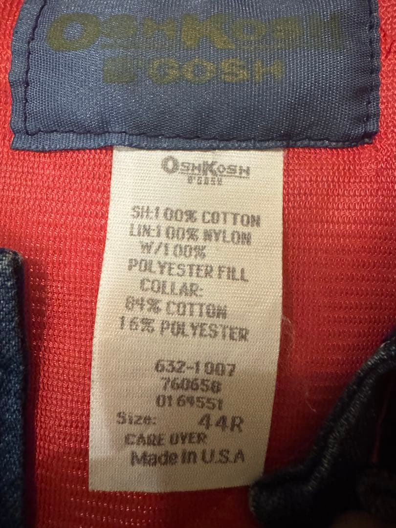 OshKosh デニムカバーオール 44R 60s～70s