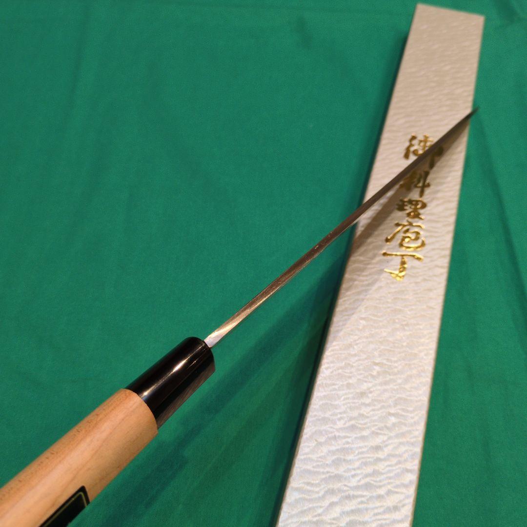 《銀三鋼使用》正光作　柳刃包丁　刺身包丁　8寸　240㍉　桜柄付