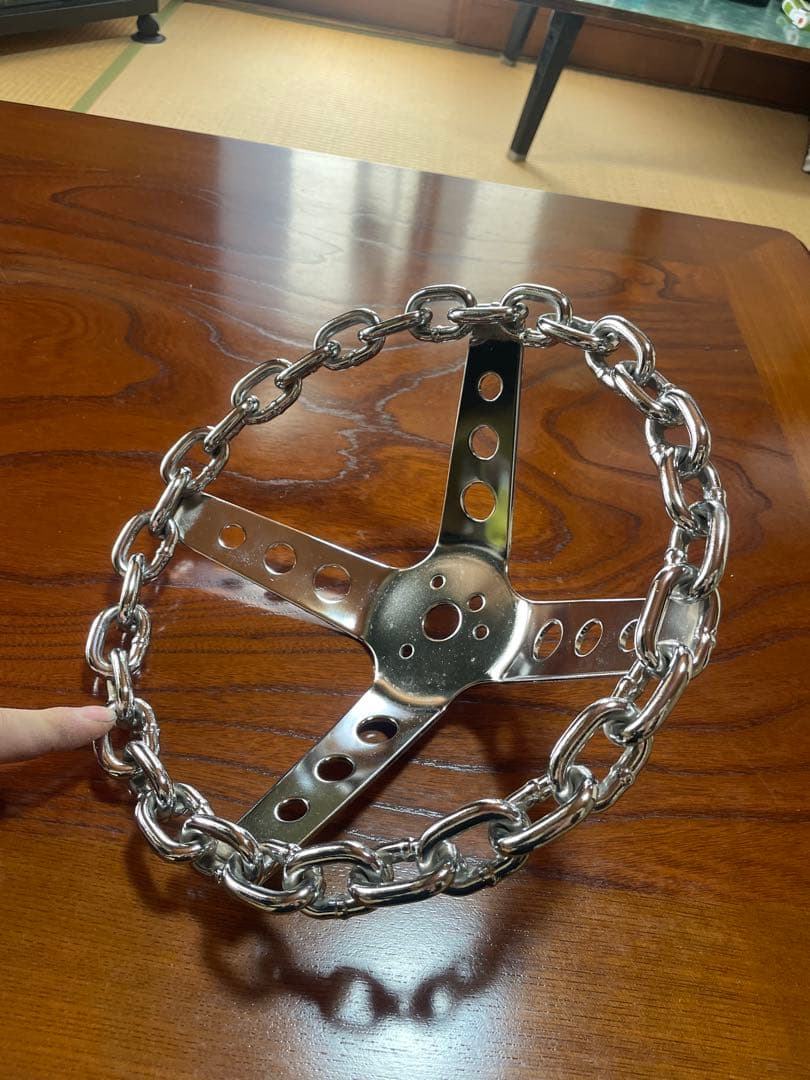 ムーンアイズ‼️チェーンステアリング4スポーク28φ‼️