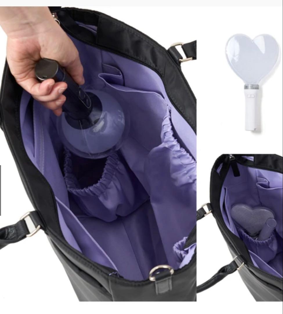 d-FAVE 大人の推し活トートバッグ（ブラック）　（新品・未使用）