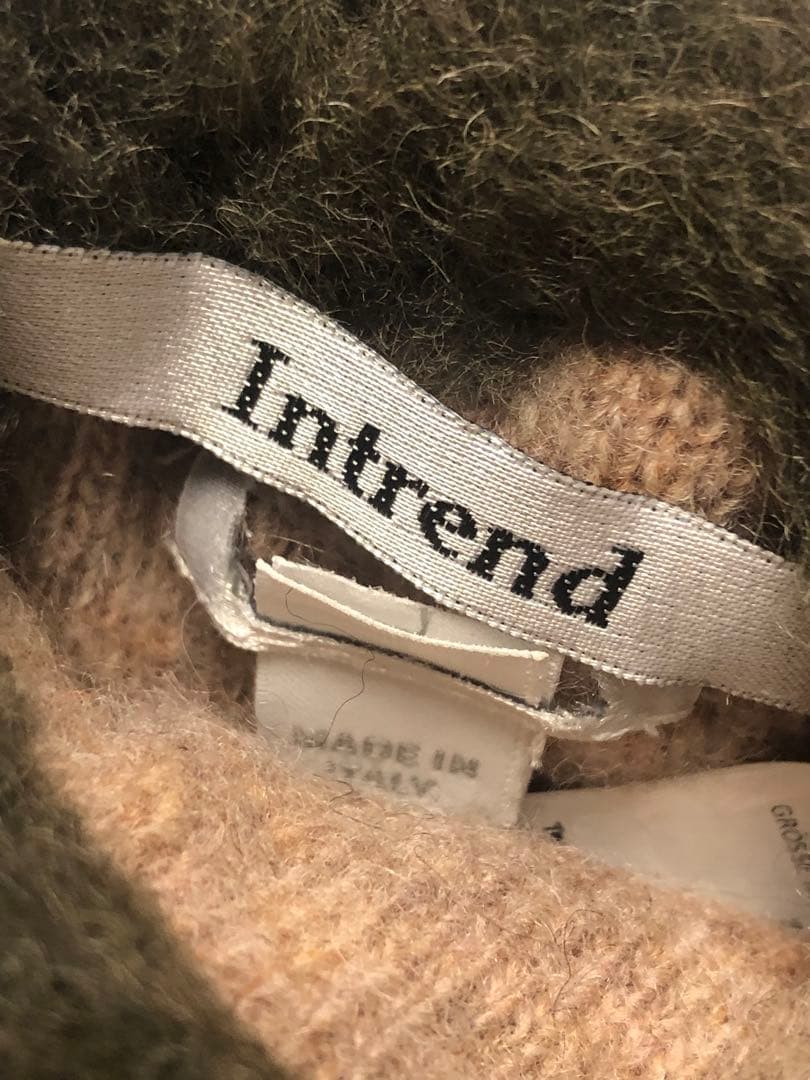 Maxmara テディベア ミトン 手袋 カーキ