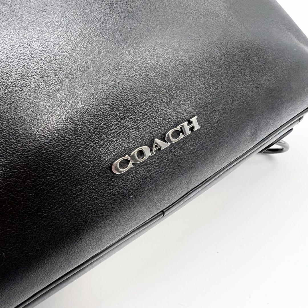 COACH　グラハム　バックパック　3way　ビジネス　レザー　ブラック　A4