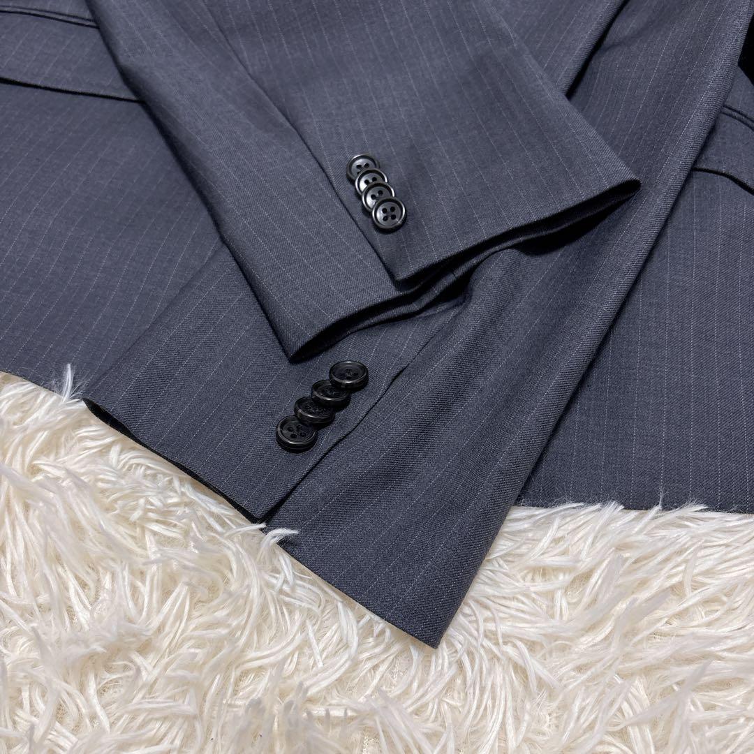 極美品 大きいサイズ 組曲 L T/Wスーティング テーラードジャケット【7L】