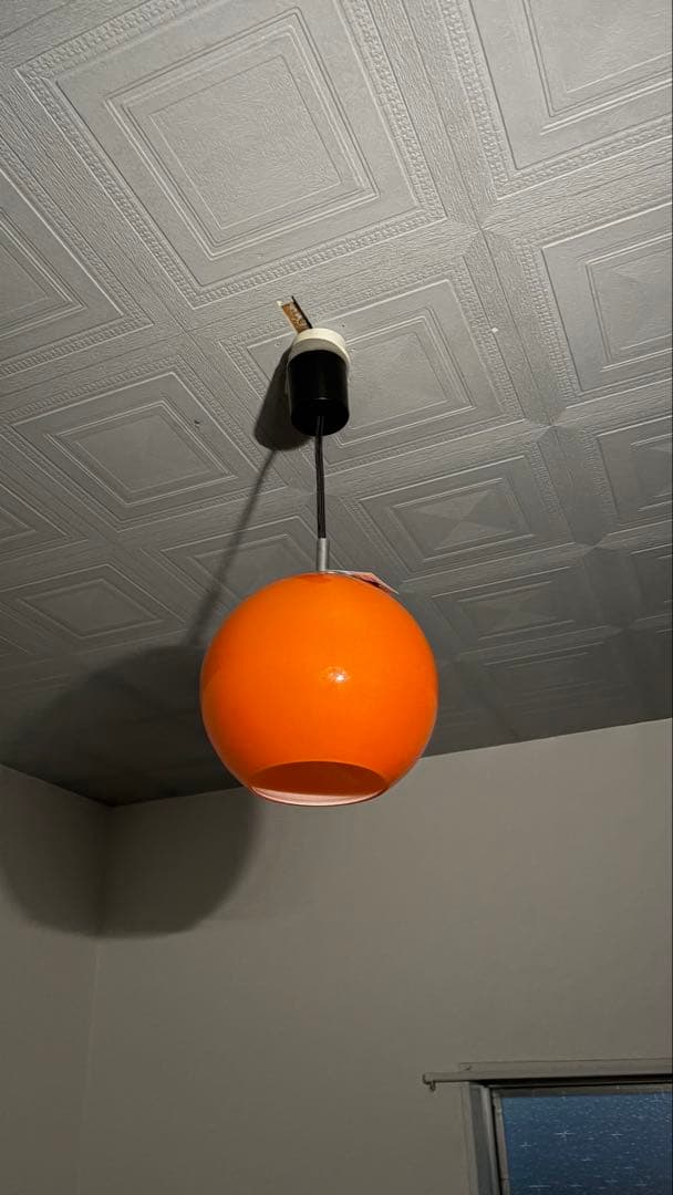 ビンテージ照明　ペンダントライト　スペースエイジ　レトロポップ　昭和レトロ