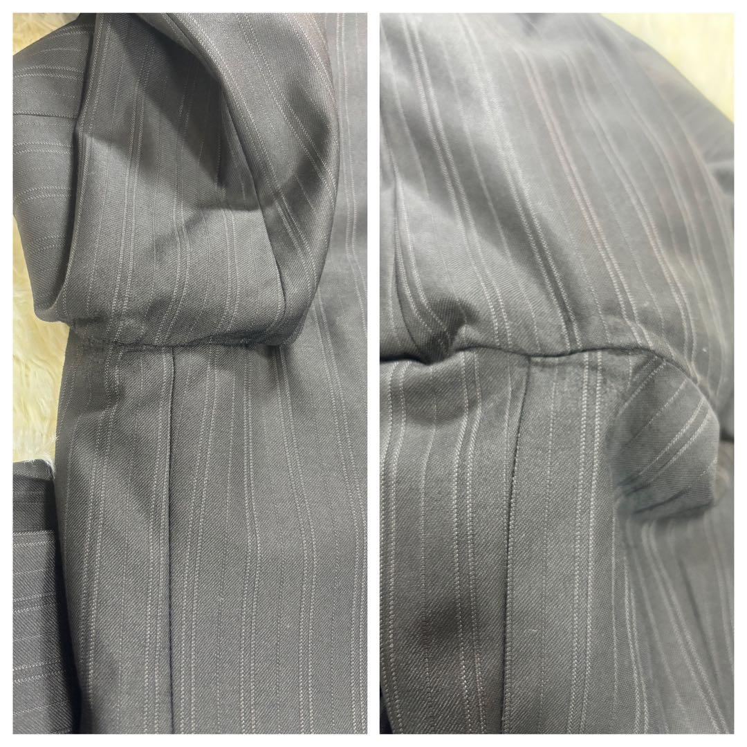 ポールスミス ロロピアーナ スーツ ピンストライプ ビジネススーツ シルク混