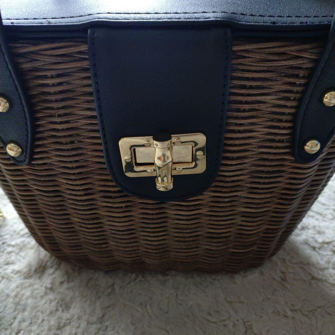 DIANA かごバッグ 2way ラタンバッグ