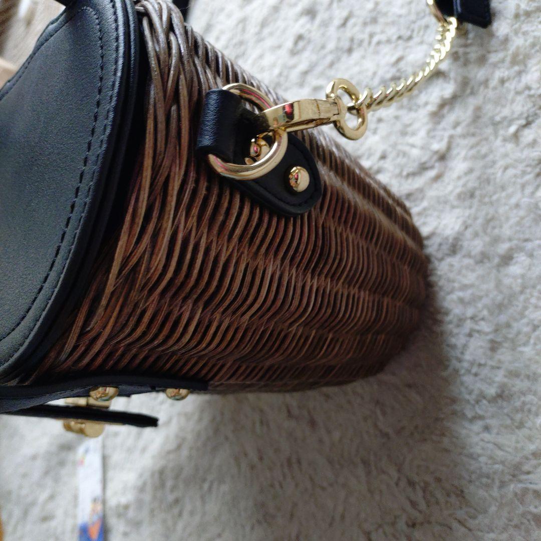 DIANA かごバッグ 2way ラタンバッグ