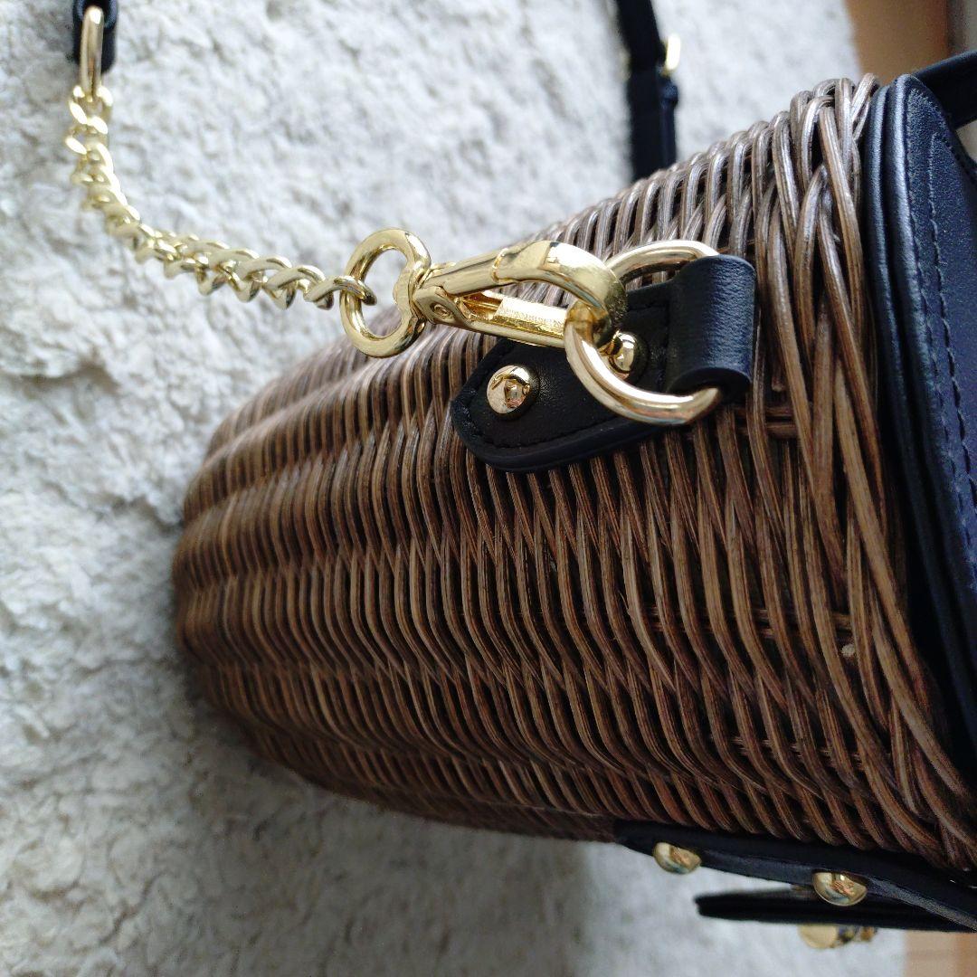 DIANA かごバッグ 2way ラタンバッグ