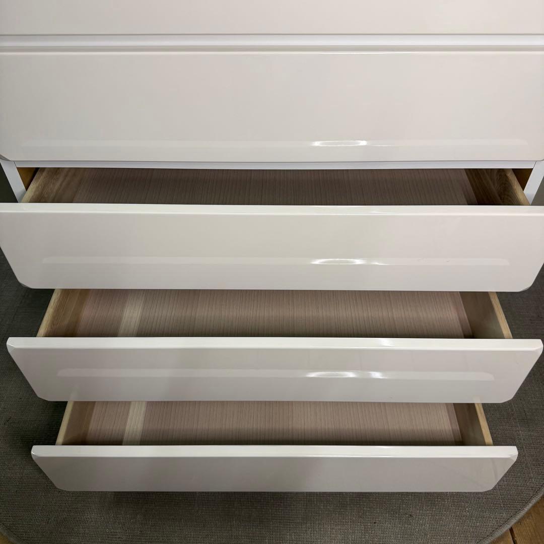【738】【美品】ホワイト 6段チェスト