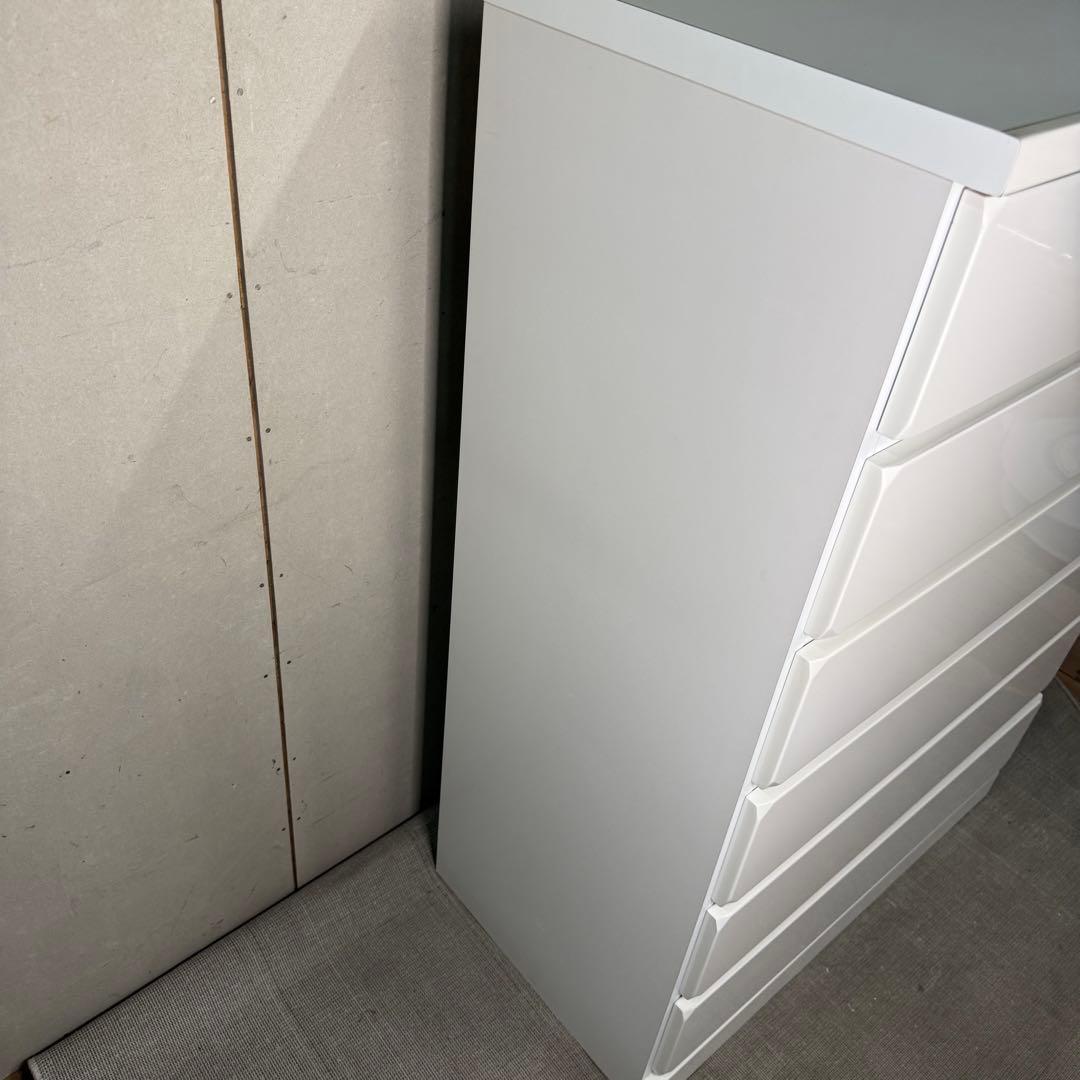 【738】【美品】ホワイト 6段チェスト