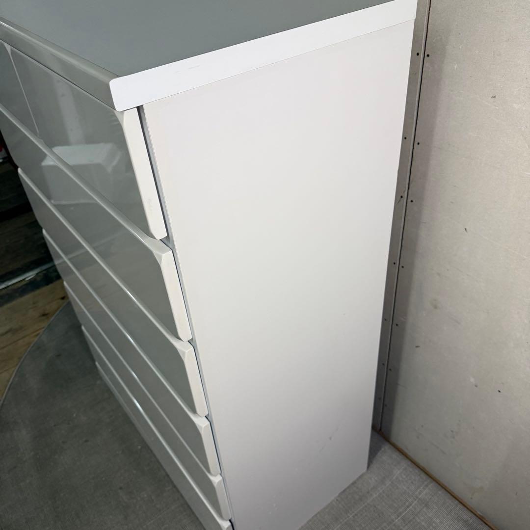 【738】【美品】ホワイト 6段チェスト