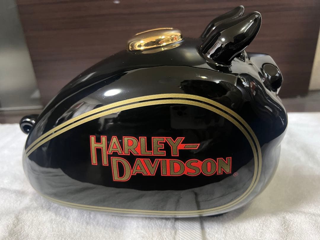 ハーレーダビッドソン ブタ 貯金箱 箱付き