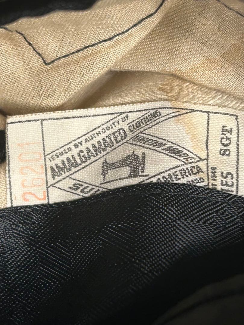 断捨離系さま専用 50'S ヴィンテージ スーツ 上下セット ネイビー カスリ柄