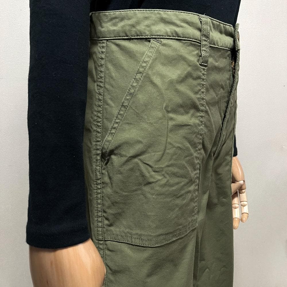 美品 CLOTH&CROSS ハグオーワー チノパン ストレッチ ベイカーパンツ