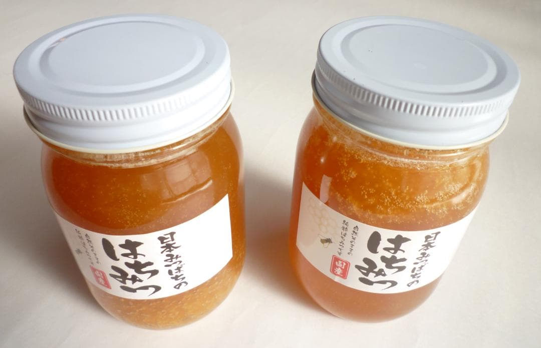 安心の日本みつばち 芳醇 81％ 優良品 非加熱 クリーミーはちみつ1,000ｇ