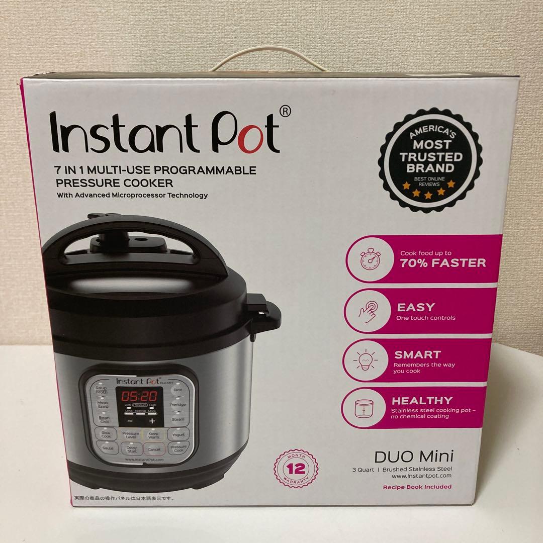 【新品、未使用品】マルチ電気圧力鍋 Instant Pot ISP1001