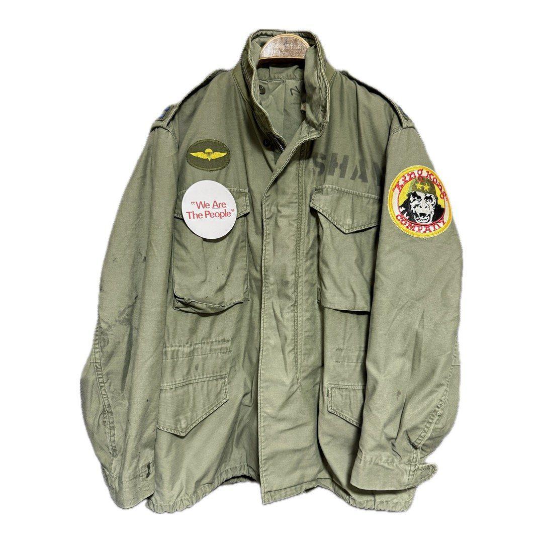 60s US ARMY M-65 2nd アルミジップ MEDIUM