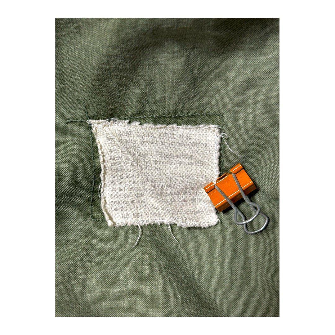 60s US ARMY M-65 2nd アルミジップ MEDIUM