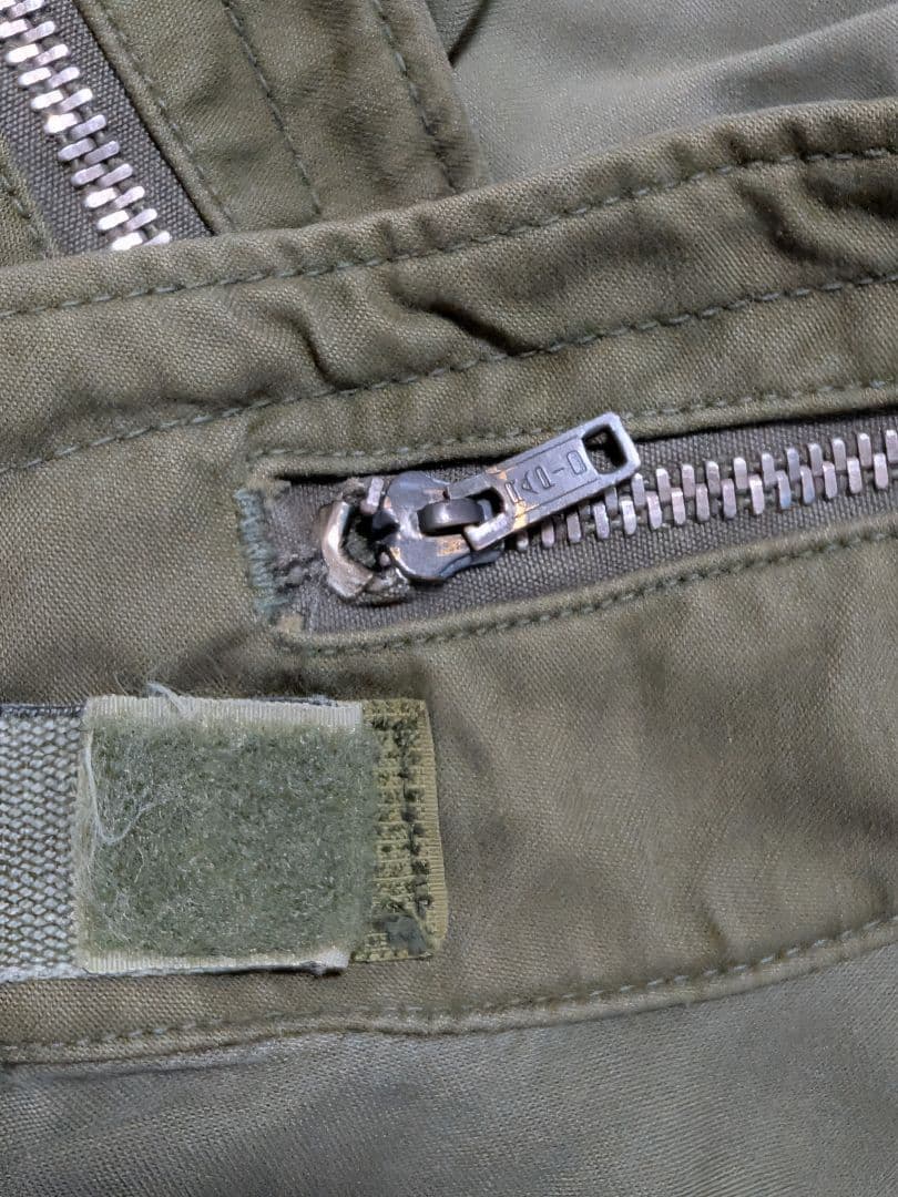 60s US ARMY M-65 2nd アルミジップ MEDIUM