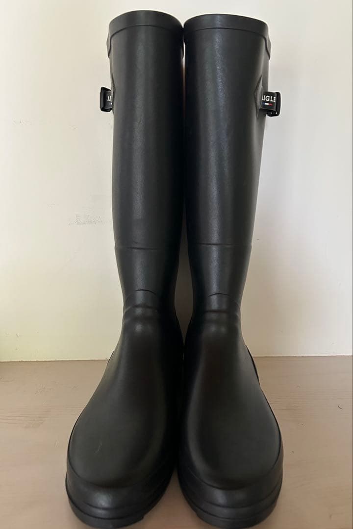 新品未使用　AIGLE ブラック 長靴　38