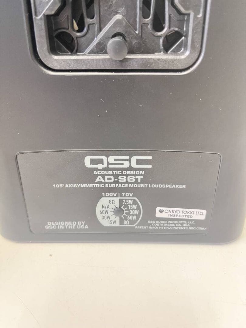 QSCオーディオ　AD-S6T　6.5インチ 2ウェイ、105°コニカル DMT