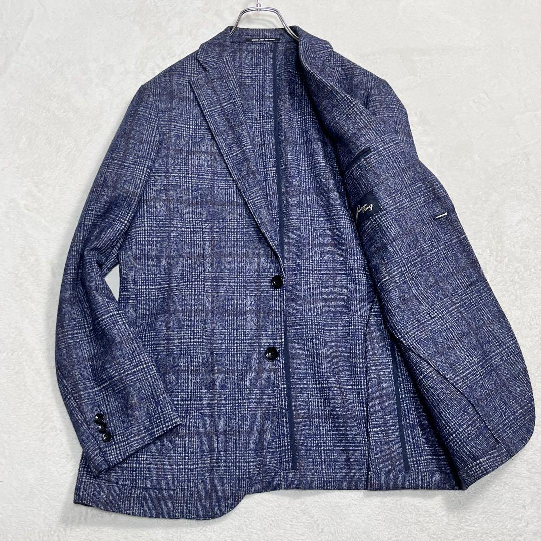 美品『GLRユナイテッドアローズ』サルトリアリング グレンチェック2Bジャケット