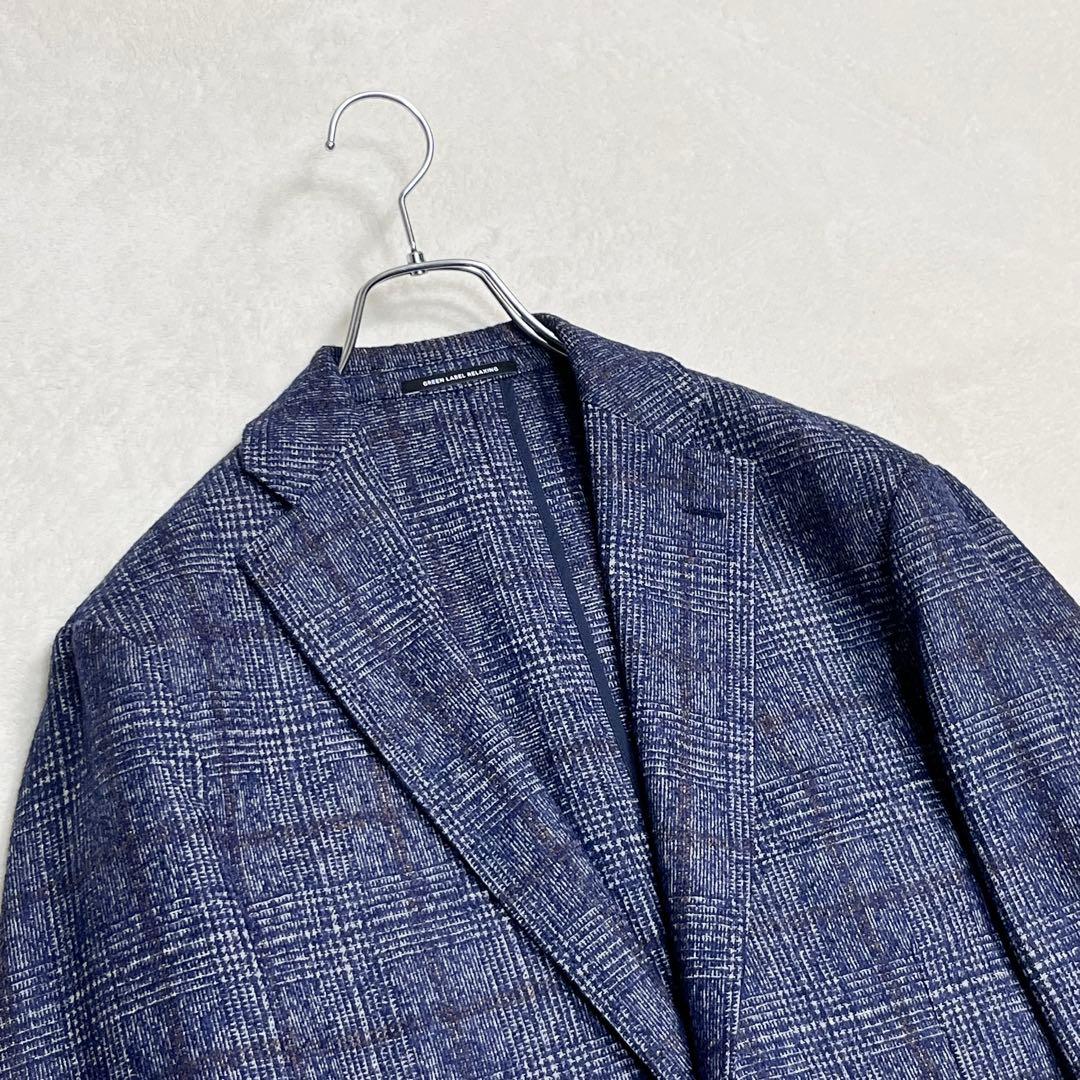 美品『GLRユナイテッドアローズ』サルトリアリング グレンチェック2Bジャケット