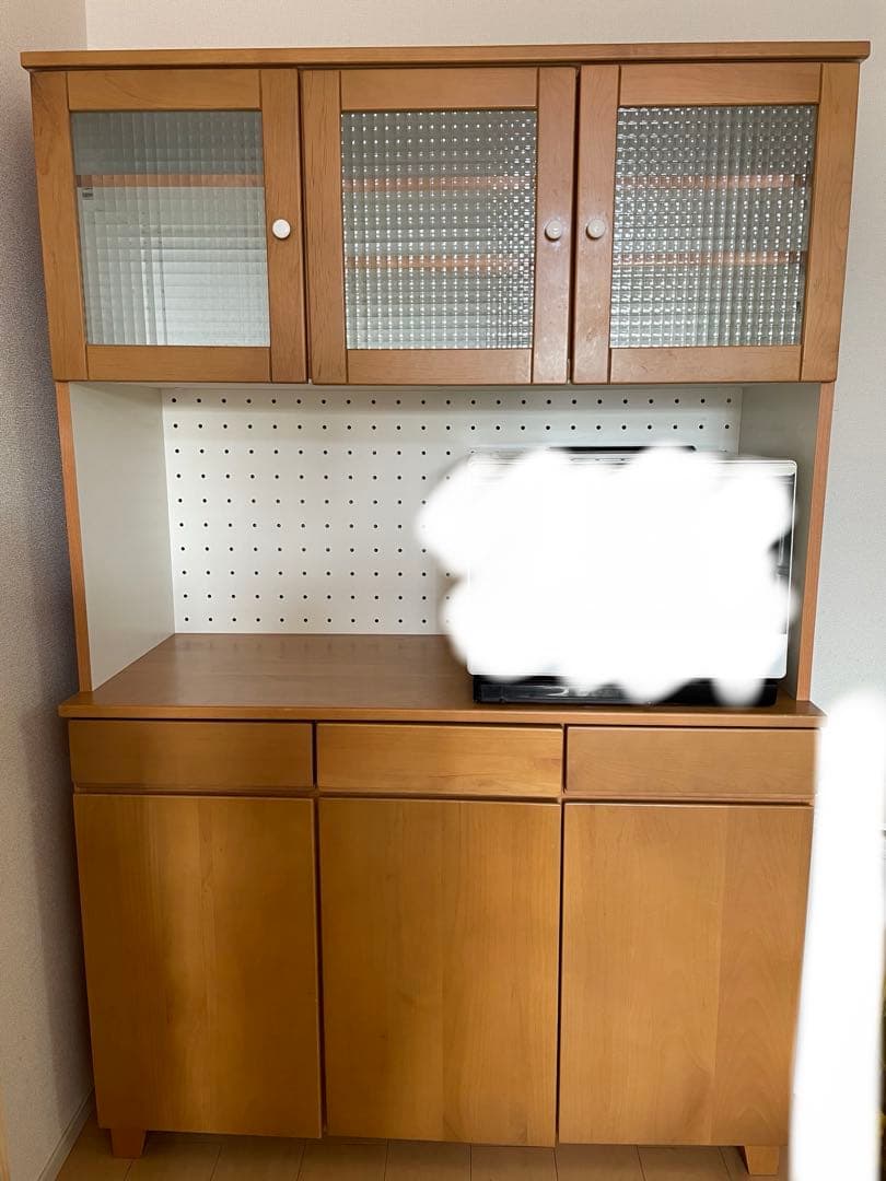 キッチンボード　食器棚　キッチン収納　カップボード　木製