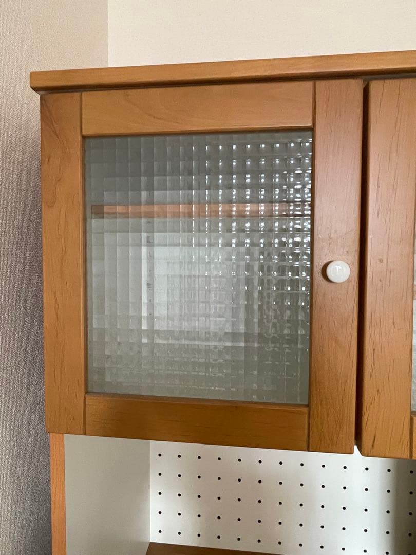 キッチンボード　食器棚　キッチン収納　カップボード　木製