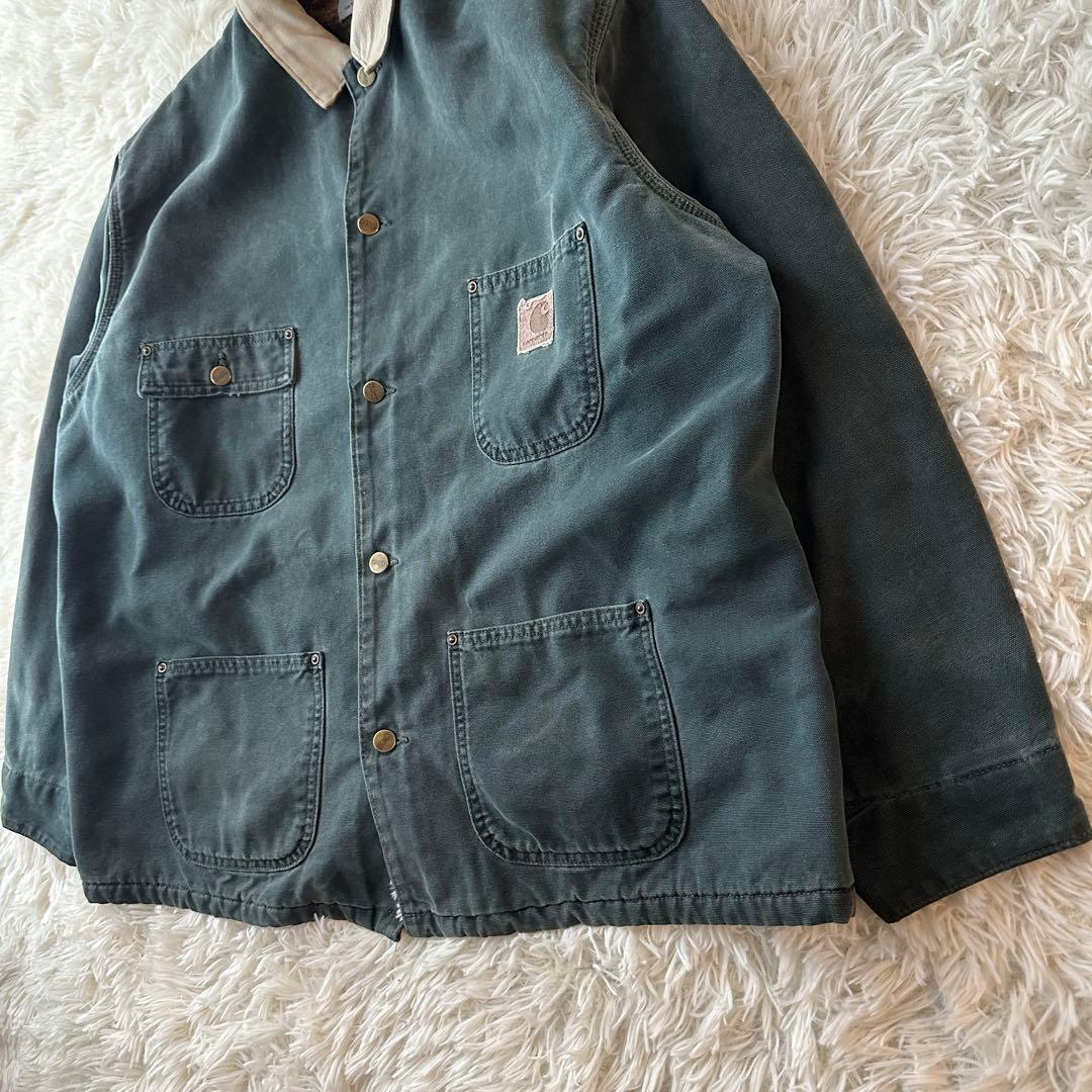 Carhartt ミシガンチョアコート モス 星タグ USA製 XL チェック