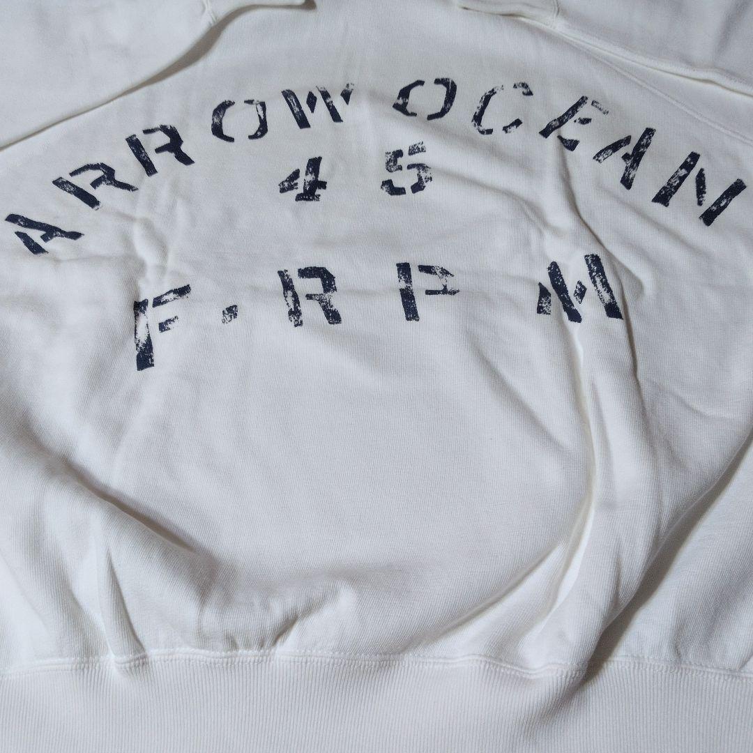 未使用タグ付45rpmフードバッグプント裏起毛パーカー