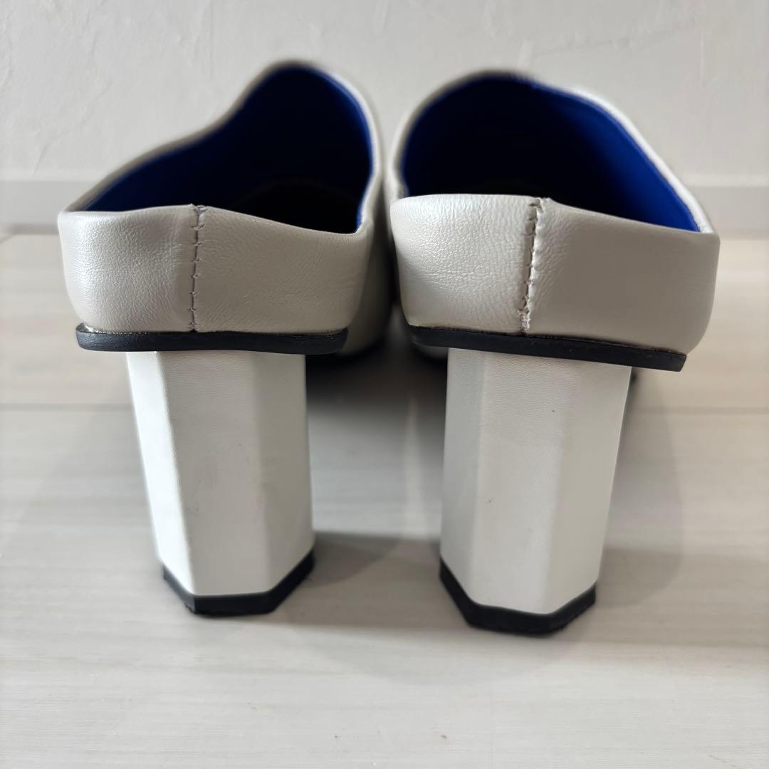 【UN3D.】アンスリード　スクエアミュール　ベージュ　美品