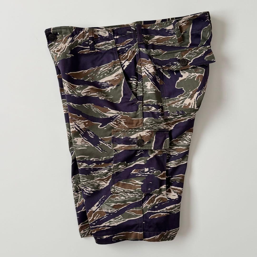 ほぼ新品★リアルマッコイズ パープルタイガーカモ カーゴショーツ L パンツ