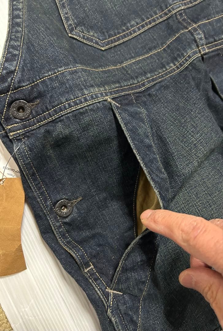 24FW 新品 RRL デニム カーゴ オーバーオール ダブルアールエル