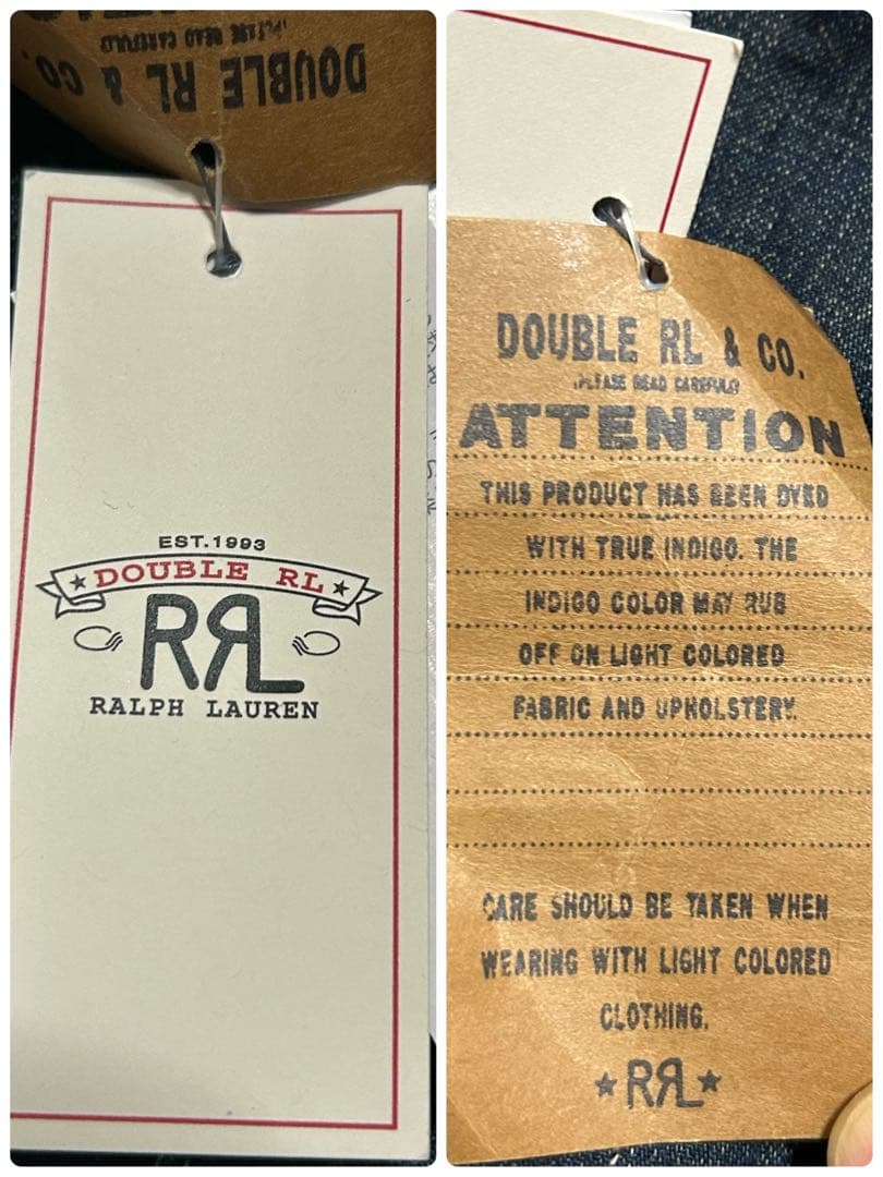 24FW 新品 RRL デニム カーゴ オーバーオール ダブルアールエル