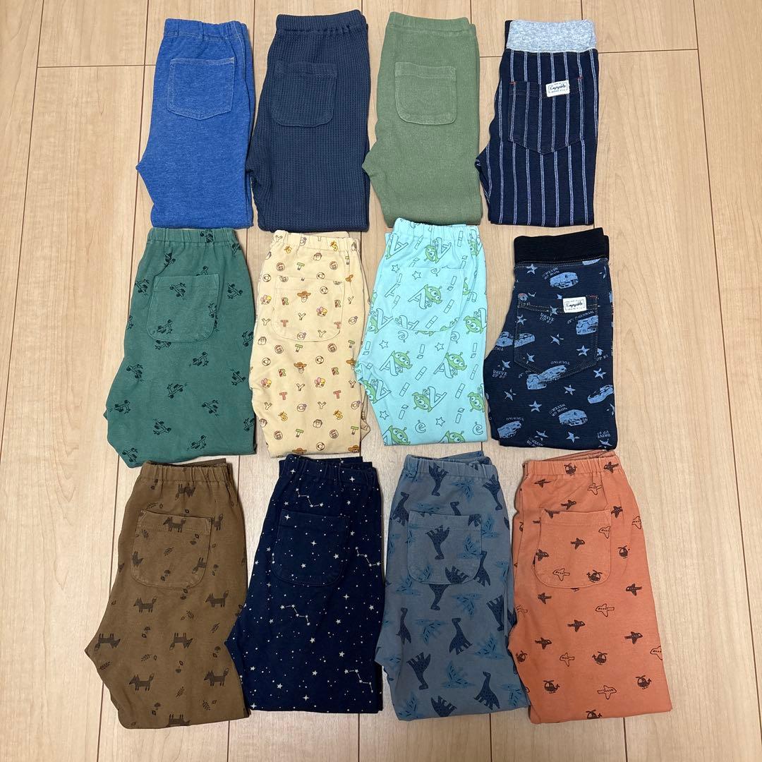 男の子110サイズまとめ売り。トレーナー19＆レギンス12＆訳あり5＆おまけ付き