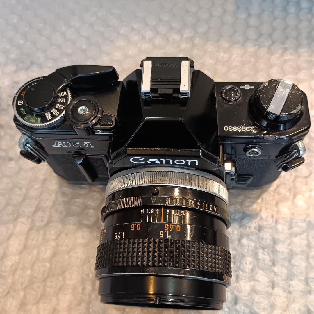 Canon A-1 & AE-1 フィルム一眼レフカメラセット ジャンク出品