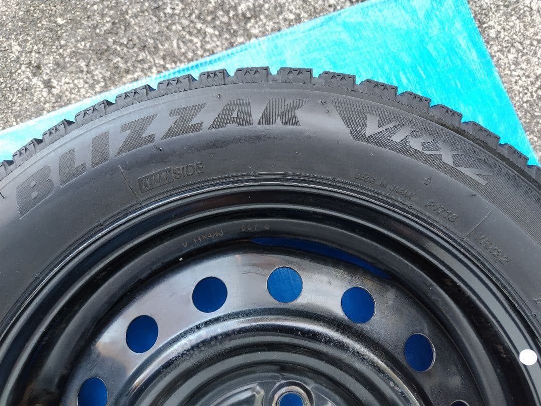 155/65R14【1/2】スタッドレスタイヤ・鉄ホイール付、2分割の内の2本