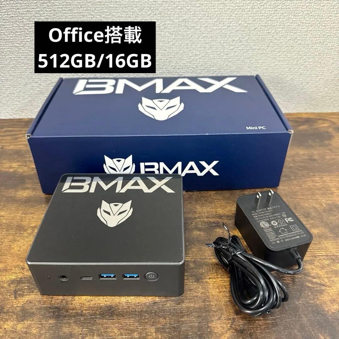 ミニPC BMAX B4plus MIniPC N100 16GB 512GB Win11