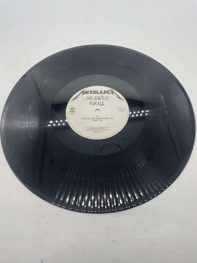 llica …And Justice For All 日本盤LP 帯なし