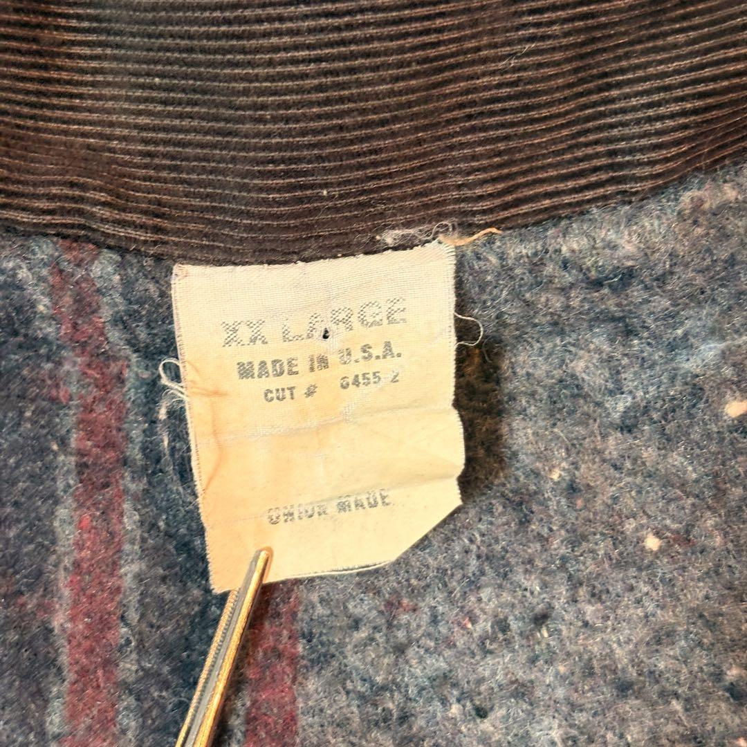 【US古着】アメリカ製　ダックジャケット　カバーオール　ブラウン　オーバーサイズ