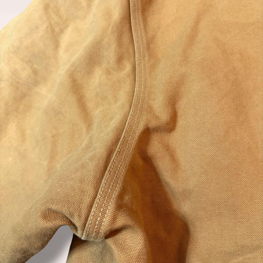 【US古着】アメリカ製　ダックジャケット　カバーオール　ブラウン　オーバーサイズ