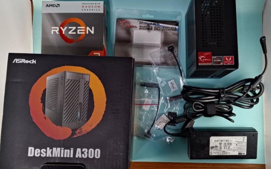 ASRock A300 Ryzen ミニPCゲミンク