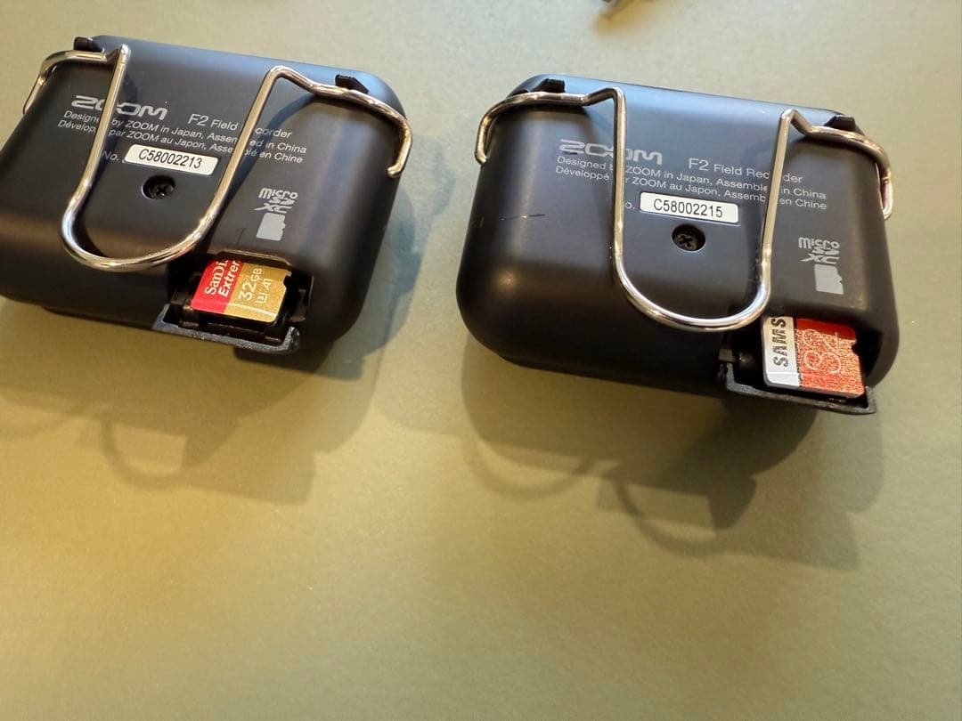 ZOOM フィールドレコーダー F2/B 32bitフロート