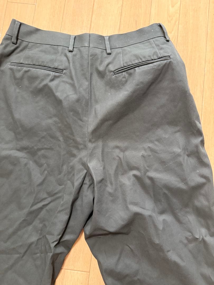 neat ニート　ワイド　ハイツイスト　チャコールグレー　 サイズ48 美品