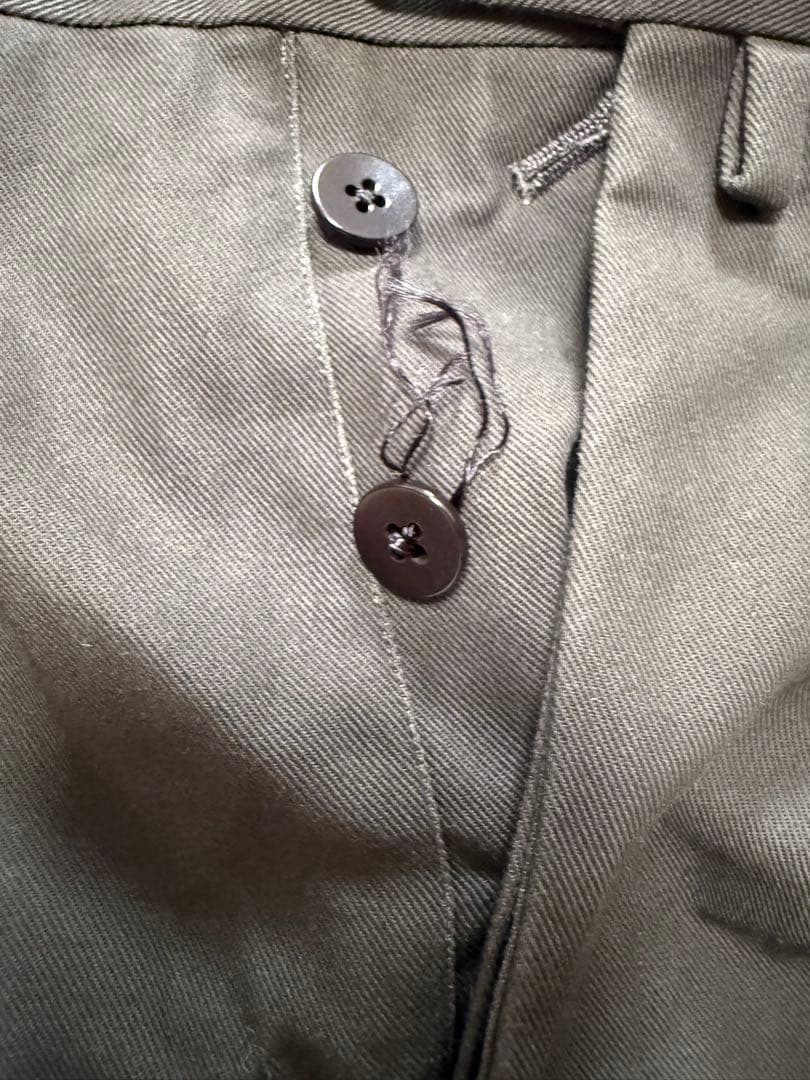 neat ニート　ワイド　ハイツイスト　チャコールグレー　 サイズ48 美品