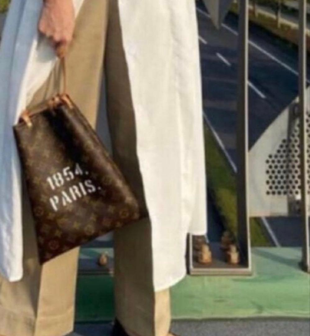 値下　h.myriad リメイクモノグラム バッグ 巾着