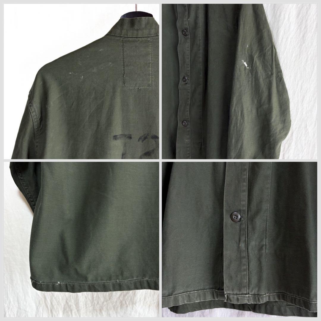 希少 70s 米軍 ケミカルプロテクティブ ライナー シャツ M OG107