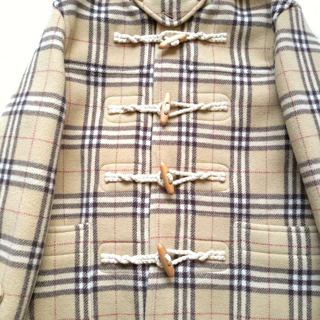 希少✨ヴァンヂャケット　ダッフルコート　チェック　総柄　ブラウン