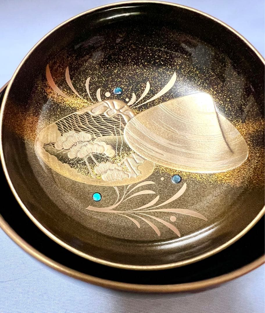 貝合わせ 輪島塗 夫婦椀